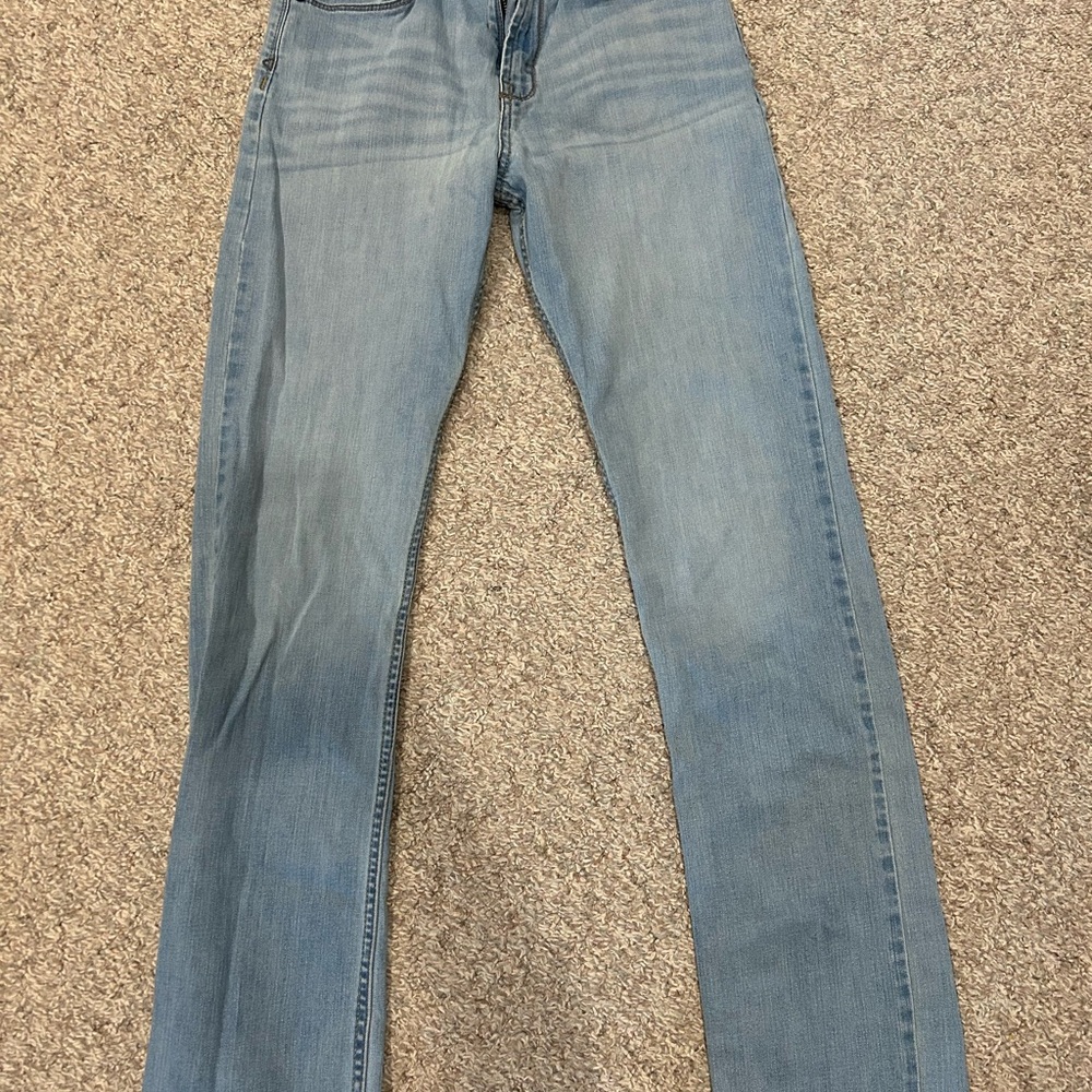 Wrangler Light Blue Men’s Straight Leg Jeans